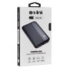 S-Link Powerbank - IP-G10N 10000mAh (2xUSB, Micro usb, Type-C, LED, fekete)