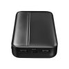 S-Link Powerbank - P201 20000mAh (2xUSB, Micro usb, Type-C, led, fekete)