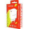 Canyon H-18-01 18W univerzális hálózati töltő adapter fehér (QC3.0)