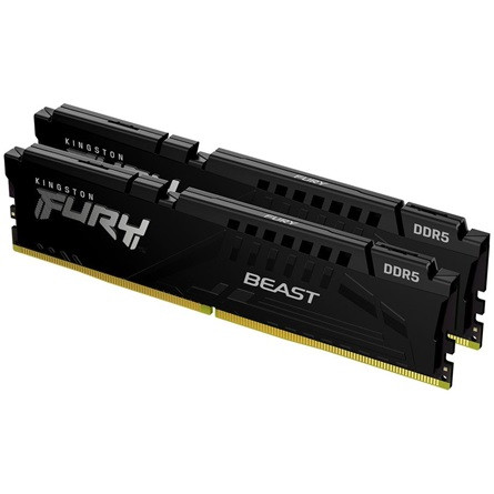 Kingston FURY Beast 32GB 4800MT/s DDR5 memória Non-ECC Unbuffered CL38 Kit of 2 fekete