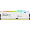 Kingston FURY Beast RGB 32GB 6000MT/s DDR5 memória CL30 Kit of 2 fehér RGB