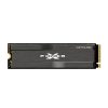 Silicon Power SSD - 1TB XD80 (r:3400MB/s; w:3000 MB/s, NVMe 1.3 támogatás, M.2 PCIe Gen 3x4, hűtőbordás)