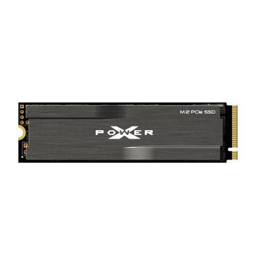 Silicon Power SSD - 512GB XD80 (r:3400MB/s; w:3000 MB/s, NVMe 1.3 támogatás, M.2 PCIe Gen 3x4, hűtőbordás)