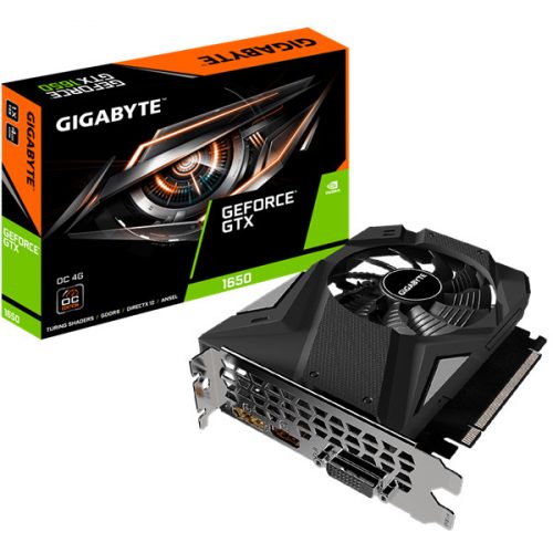 Gigabyte Videókártya - nVidia GTX1650 OC 4.0 (4096MB, DDR6, 128bit, 1620/12000Mhz, HDMI, DP, DVI)